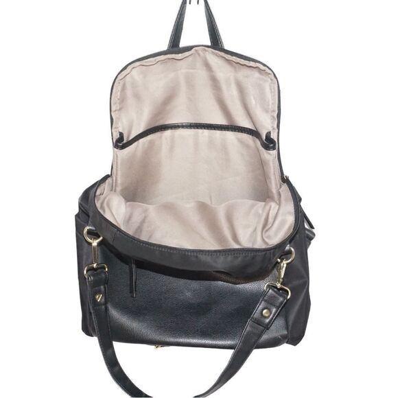 Tutuilo New York Black BookBag with Gold hardware - Picture 7 of 10